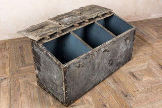 distressed vintage trunk