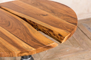 distressed wooden top