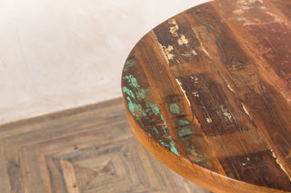 distressed wooden top