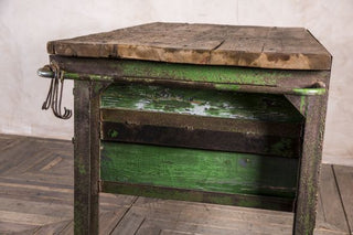 distressed worktable