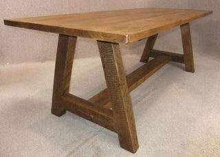 distressed pine table