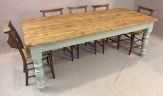 French farmhouse table and chairs