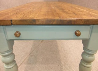 farmhouse painted base table