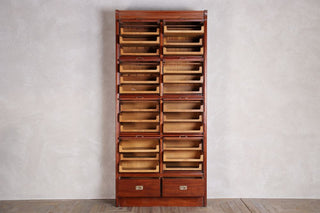 Edwardian Mahogany Haberdashery Cupboard