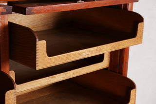 Edwardian Mahogany Haberdashery Cupboard
