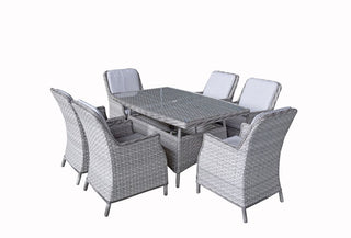 Drakeford Rattan Style Outdoor Dining Set