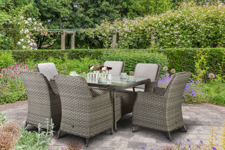 Drakeford Rattan Style Outdoor Dining Set