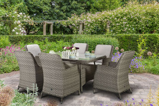 Drakeford Rattan Style Outdoor Dining Set