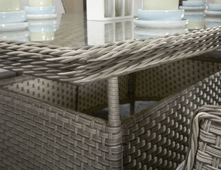 Drakeford Rattan Style Outdoor Dining Set
