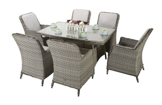 Drakeford Rattan Style Outdoor Dining Set