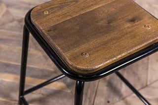 elm top bar stool