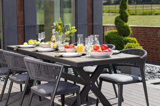 Milan Aluminium Outdoor Furniture Large Set
