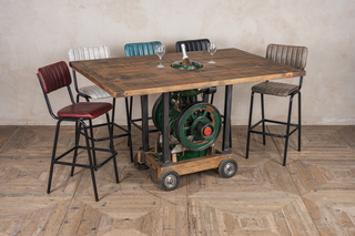 Industrial Engine Bar Table