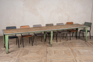 vintage industrial table