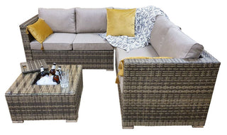 Farnborough Large Corner Sofa Set with Ice Bucket