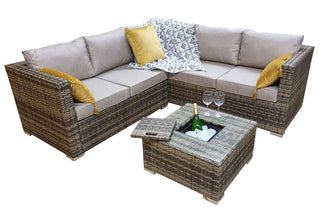Farnborough Large Corner Sofa Set with Ice Bucket