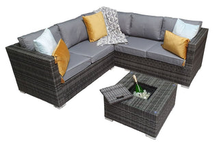 Farnborough Large Corner Sofa Set with Ice Bucket