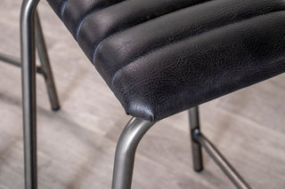 black-seat-close-up