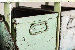 flat bin storage unit