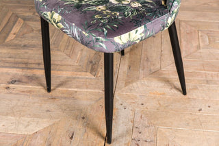 Pair of Yasmin Velvet Dining Chairs