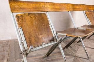 four seater bench with folding seat