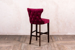 French style button back chair
