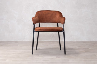 galaxy-dining-chair-burnt-orange-front