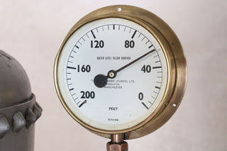 Galvanised Water Tank Upcycled Poseur Table