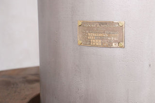 Galvanised Water Tank Upcycled Poseur Table