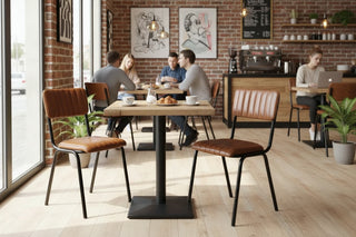 Brixham Reclaimed Pine Cafe Table Range