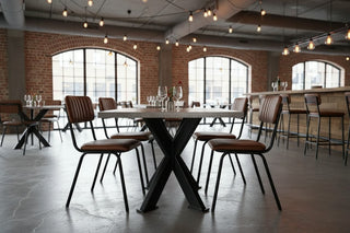 Zinc Edge Cafe Table Range