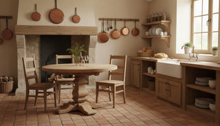 Round Pine Table