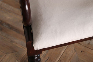 white-calico-seat-cushion