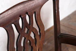 Pair of George III Mahogany Dining Carver Chairs