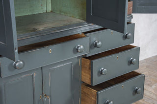 Georgian Pine and Oak Housekeepers Cupboard