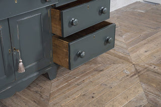 Georgian Pine and Oak Housekeepers Cupboard