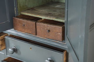 Georgian Pine and Oak Housekeepers Cupboard
