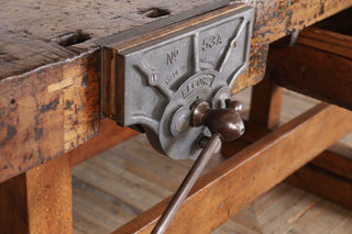 Industrial Carpenter's Workbench Kitchen Island