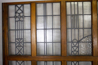 Solid Oak & Glass Room Dividers