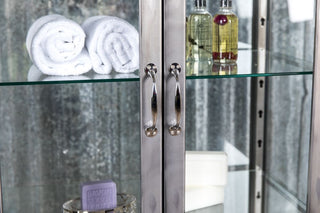 glass front display cabinet