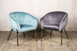 Granville velvet tub chair