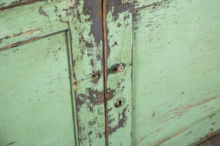 green restaurant cupboard