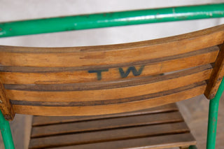 green-vintage-stacking-chairs-backrest-close-up-back-view