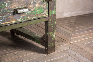 green work table