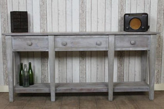 handmade limed sideboard