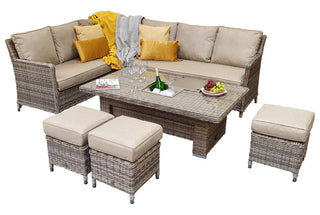 Drakeford Outdoor Set with Adjustable Table and Ice Bucket