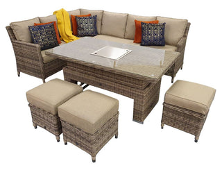 Drakeford Outdoor Set with Adjustable Table and Ice Bucket