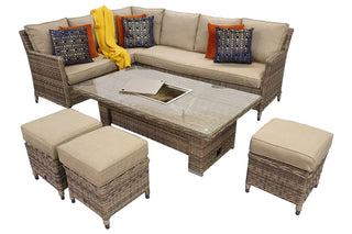 Drakeford Outdoor Set with Adjustable Table and Ice Bucket