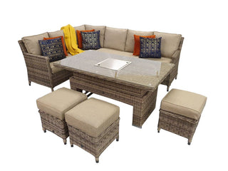 Drakeford Outdoor Set with Adjustable Table and Ice Bucket
