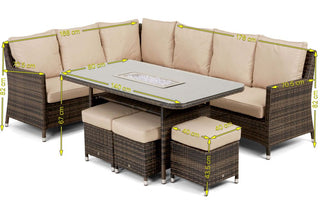 Drakeford Outdoor Set with Adjustable Table and Ice Bucket
